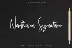Northaven Signature Font
