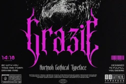 Nortnoh Metal Modern Typeface