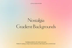 Nostalgia Gradient Backgrounds PSD