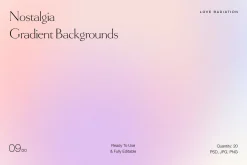 Nostalgia Gradient Backgrounds PSD