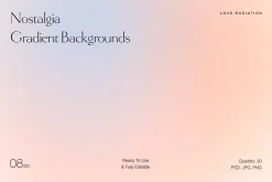Nostalgia Gradient Backgrounds PSD