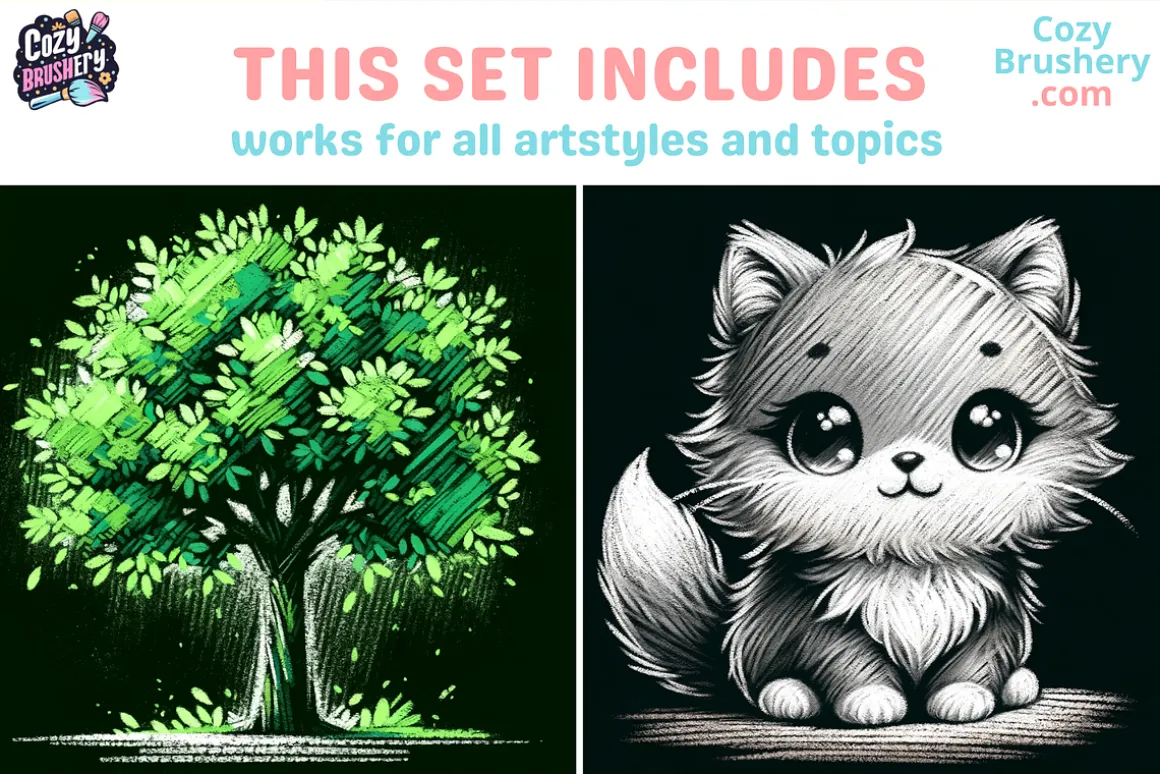 Nostalgic Chalk Brushes