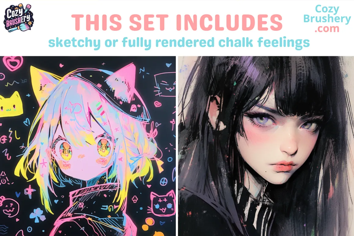 Nostalgic Chalk Brushes