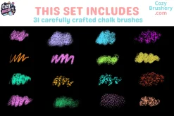 Nostalgic Chalk Brushes
