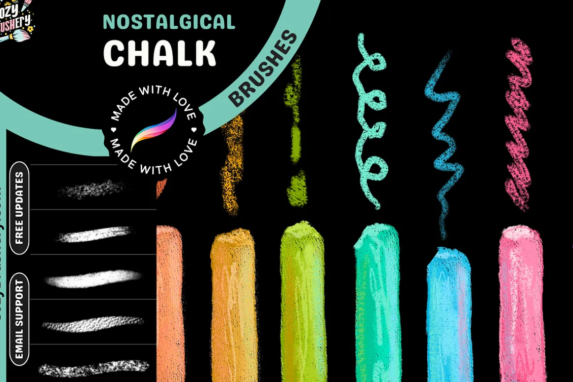 Nostalgic Chalk Brushes