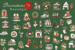 Nostalgic Christmas Illustrations