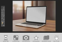 Notebook Office Mockup