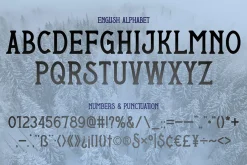 Nothern Woods Vintage Label Font
