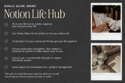 Notion Life Hub Template - Editorial