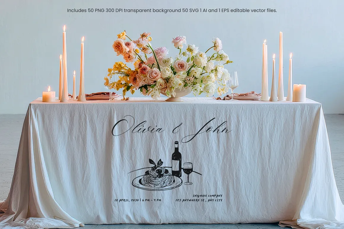 Not Just Wedding: 50 Ink Pack