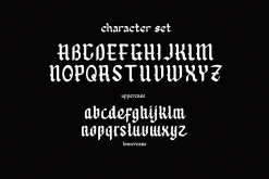 Not Today - Blackletter Script Font