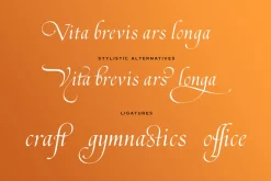 November Calligraphy Wedding Script