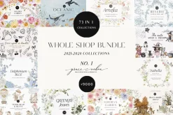 No.1 WHOLE SHOP Graphic Bundle art