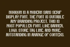 Noxiqun - Aesthetic & Minimal Font