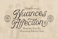 Nuances Affection Handwritten Script