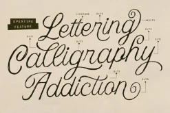 Nuances Affection Handwritten Script
