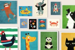 Nursery Art Prints Bundle - 140+