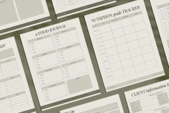 Nutrition Coach Ebook Canva Template