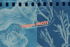 Ocean Shots hand drawn backgrounds