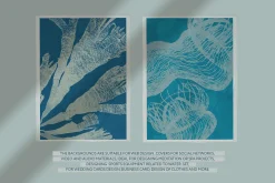 Ocean Shots hand drawn backgrounds