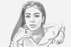 Oil Outline Sketch PS Action