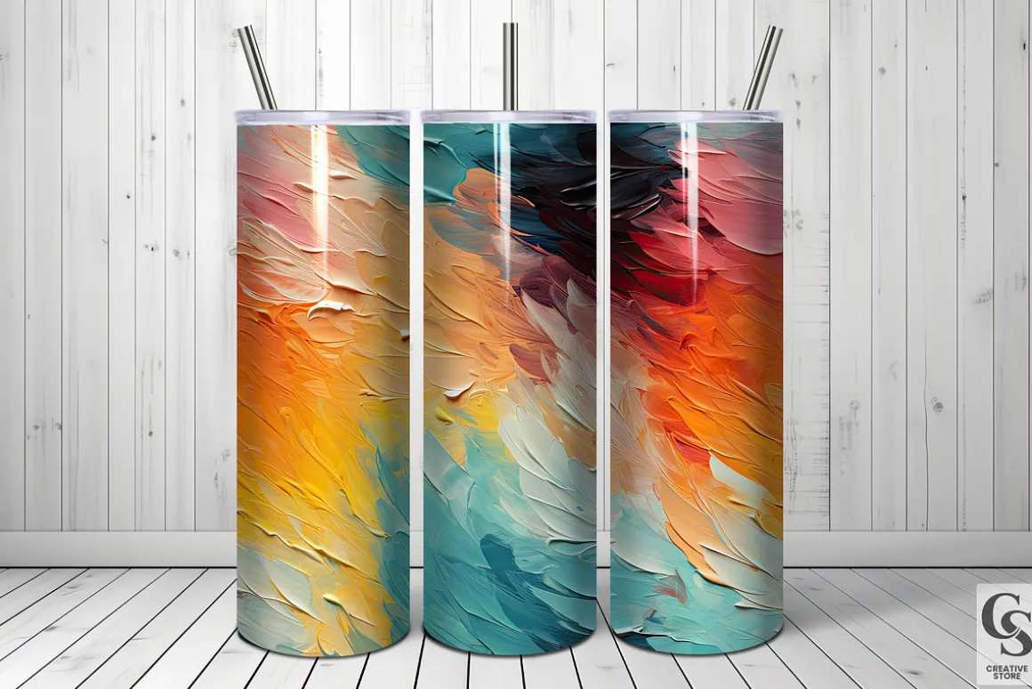 Oil Paint Texture Digital Papers