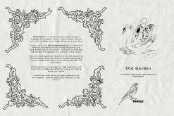 Old Garden: Botanical Linework