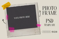 Old Photo Frame PSD Template