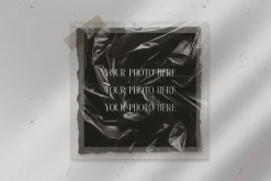 Old Photo Scrap PSD Template