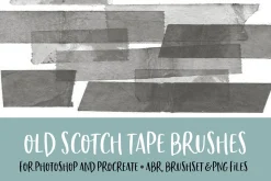 Old Scotch Tape Brush for PS/PRO