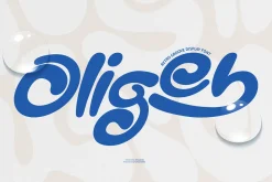 Oligeb – Retro Groove Display Font