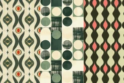 10 Olive Retro Seamless Patterns