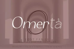 Omerta font family
