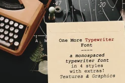 One More Typewriter font
