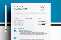 One Page Resume Template