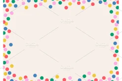 Сonfetti set, vector illustration