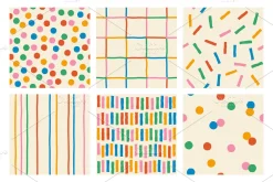 Сonfetti set, vector illustration