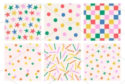 Сonfetti set, vector illustration
