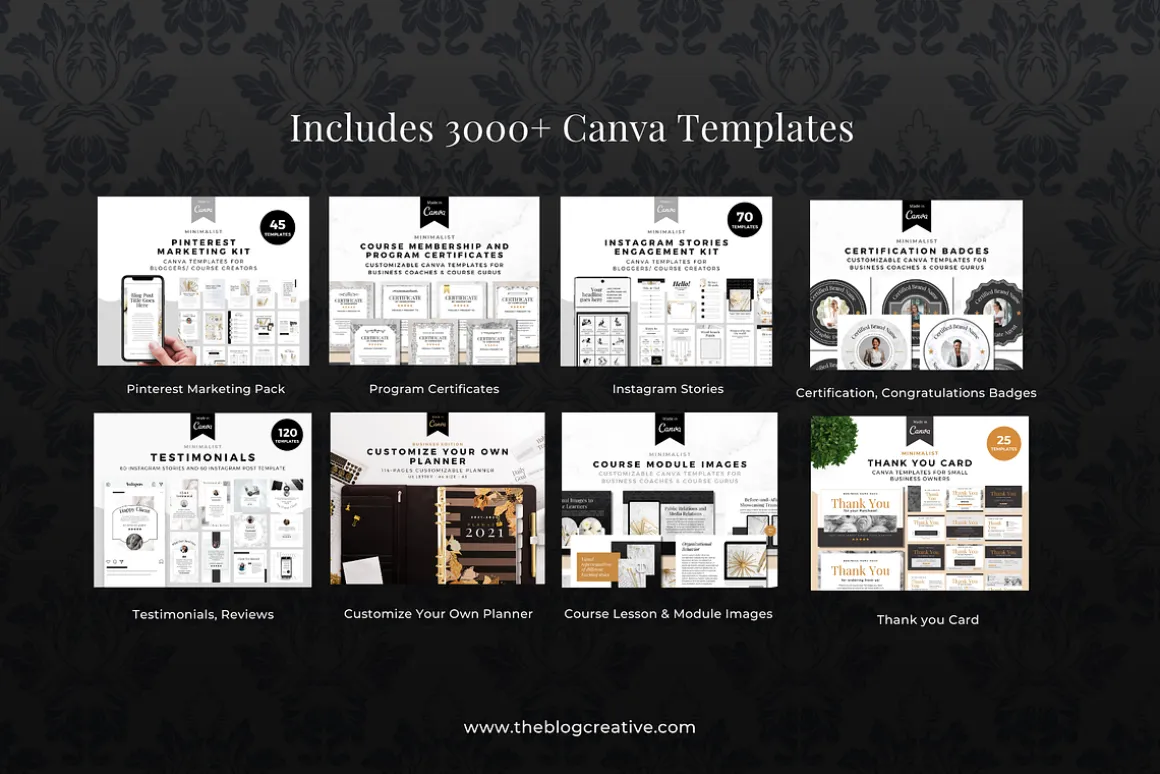 3000+ Online Course Creator Template