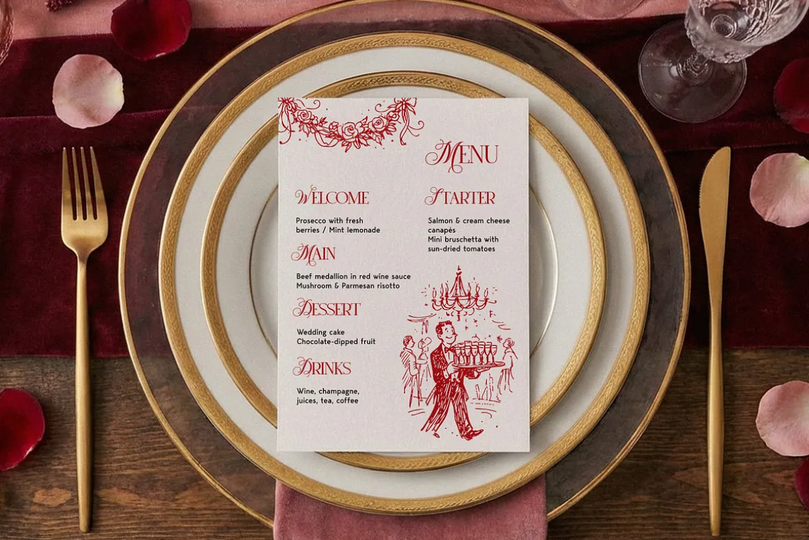 Opera Aesthetic: Vector Line Art
