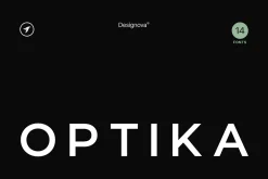 OPTIKA - Minimalist Font Family