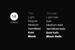 OPTIKA - Minimalist Font Family