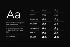 OPTIKA - Minimalist Font Family