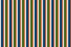Orange Green and Blue Stripe