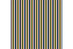 Orange Green and Blue Stripe