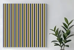 Orange Green and Blue Stripe