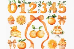 Orange Little Cutie Clipart