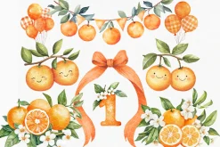 Orange Little Cutie Clipart