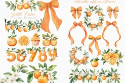 Orange Little Cutie Clipart