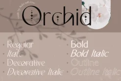 Orchid Sans Serif Font Family